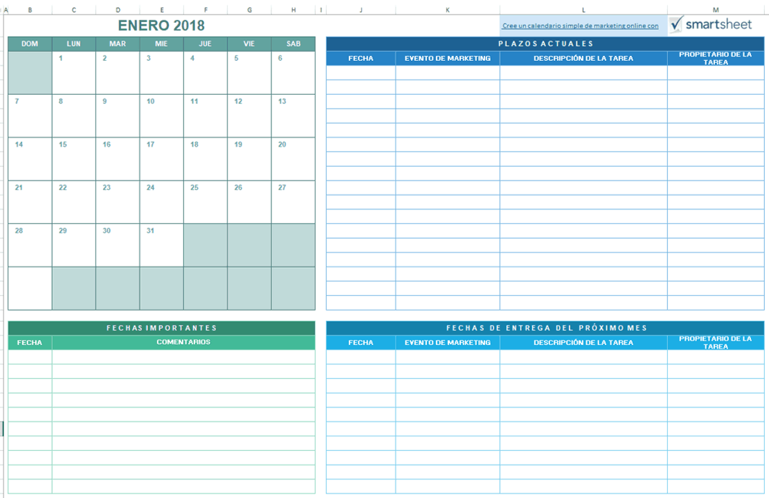 Carta Gantt De Un Mes - Recipes Site g