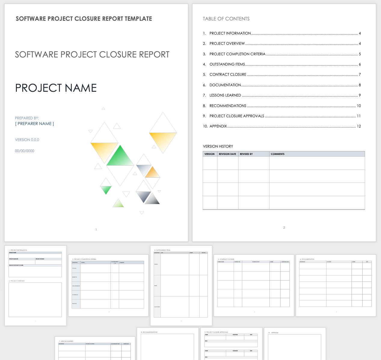 Software Project Closure Report