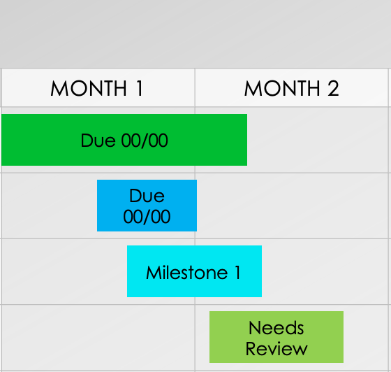 Gantt Chart Progress Bar