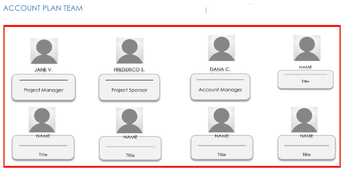 account plan team simple account plan