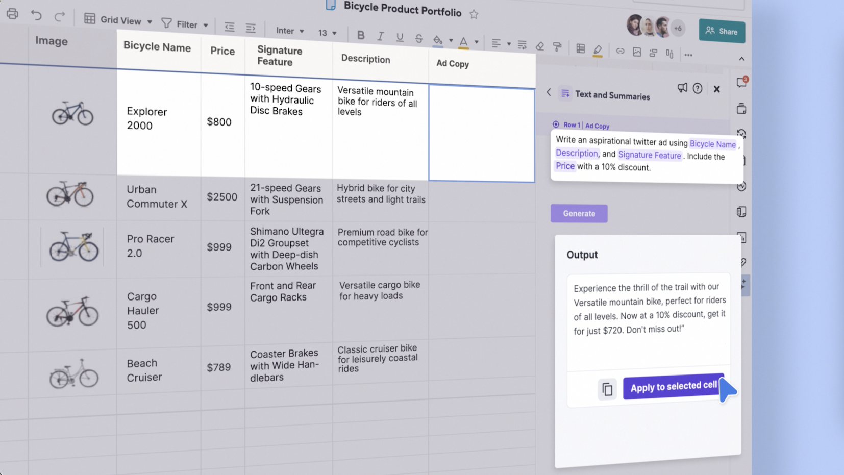 AI Text and Summaries