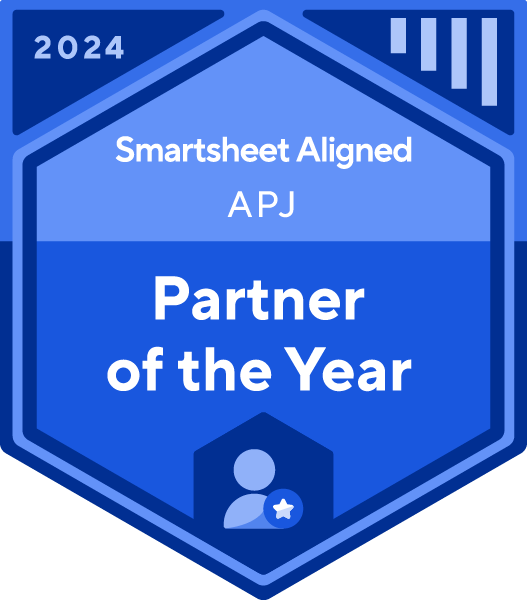 2024 Smartsheet Aligned APJ Partner of the Year