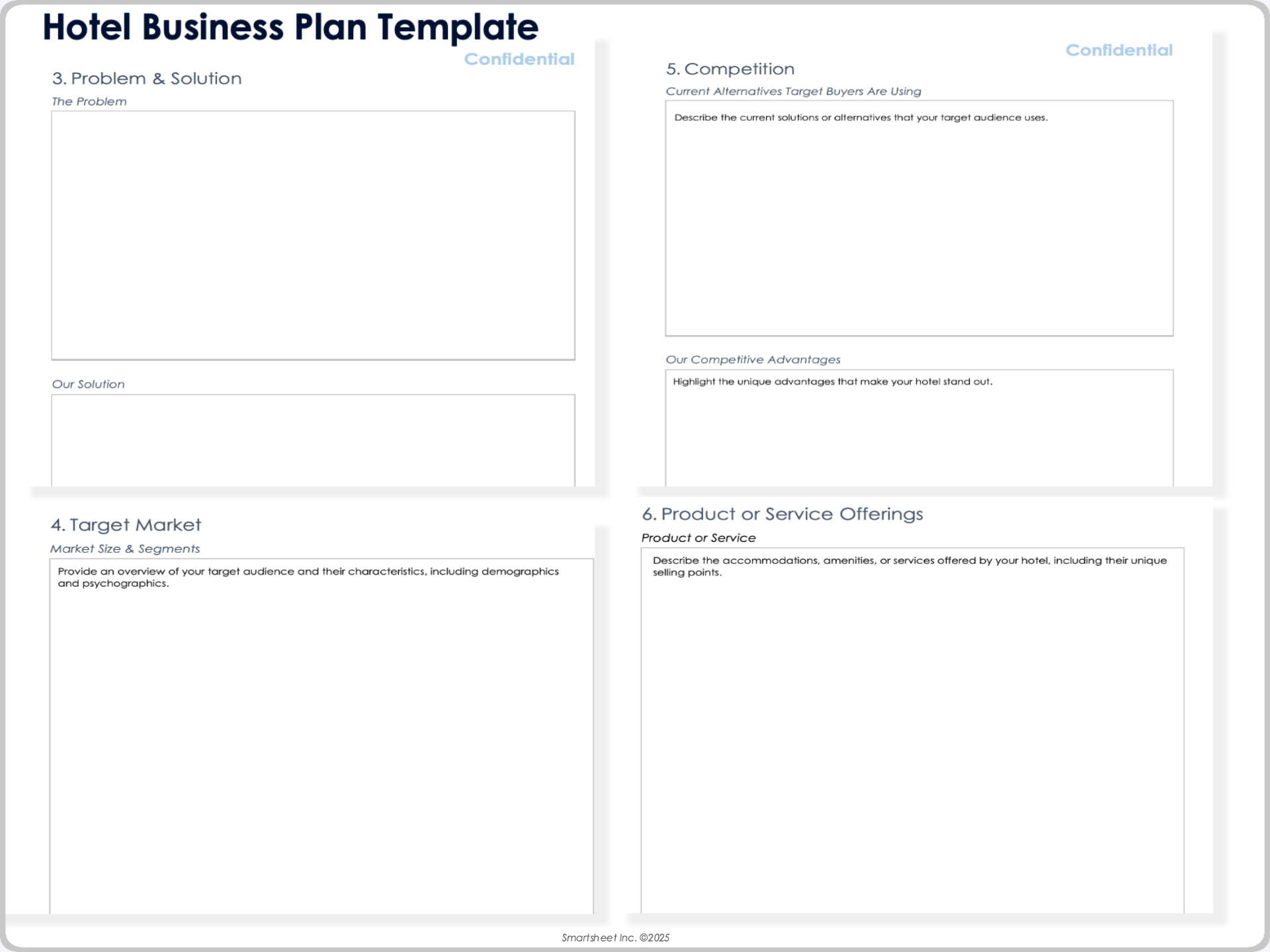 Hotel Business Plan Template