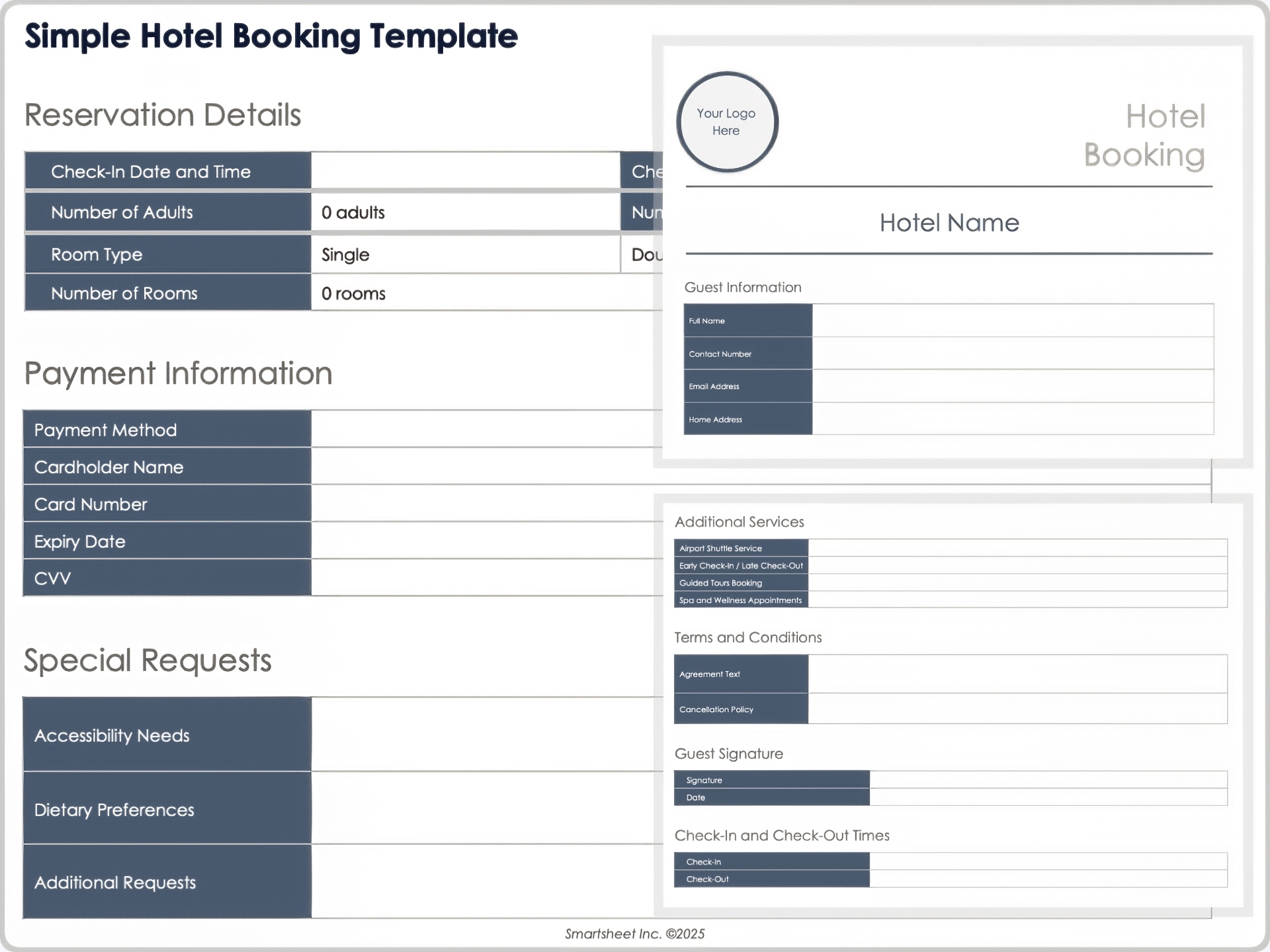 Simple Hotel Booking Template