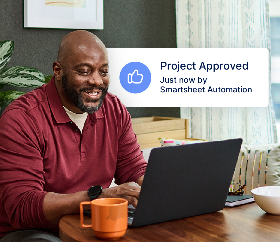Get project approval with Smartsheet automation alerts