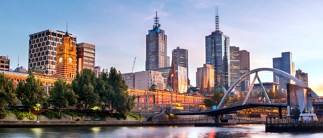 Melbourne cityscape 