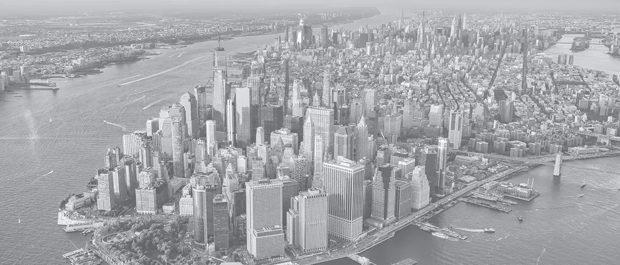 NY B&W cityscape