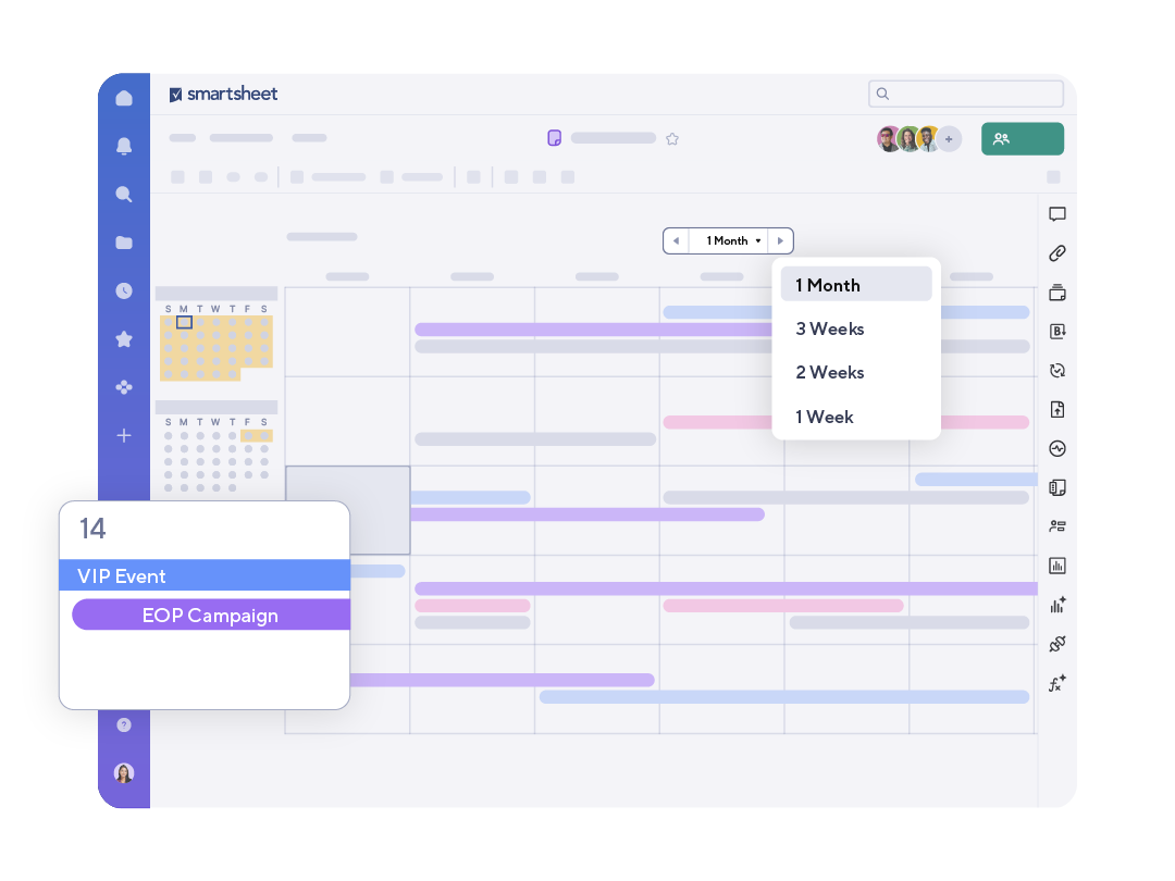 Calendar View Features