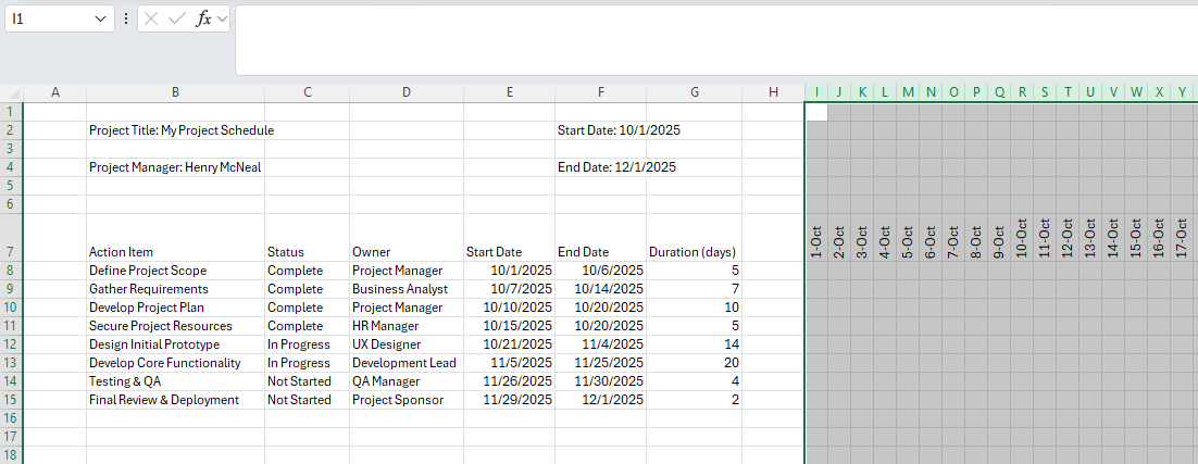adjust date columns width