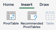 Excel Inventory Stock Control Template Pivot Table Click Insert