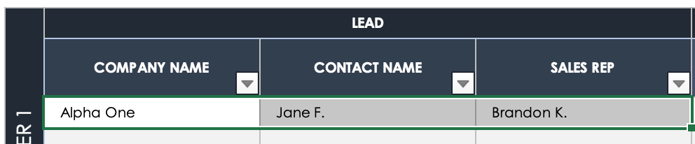Excel Pipeline Step 2