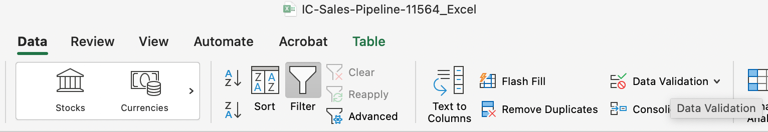 Excel Pipeline Step 6