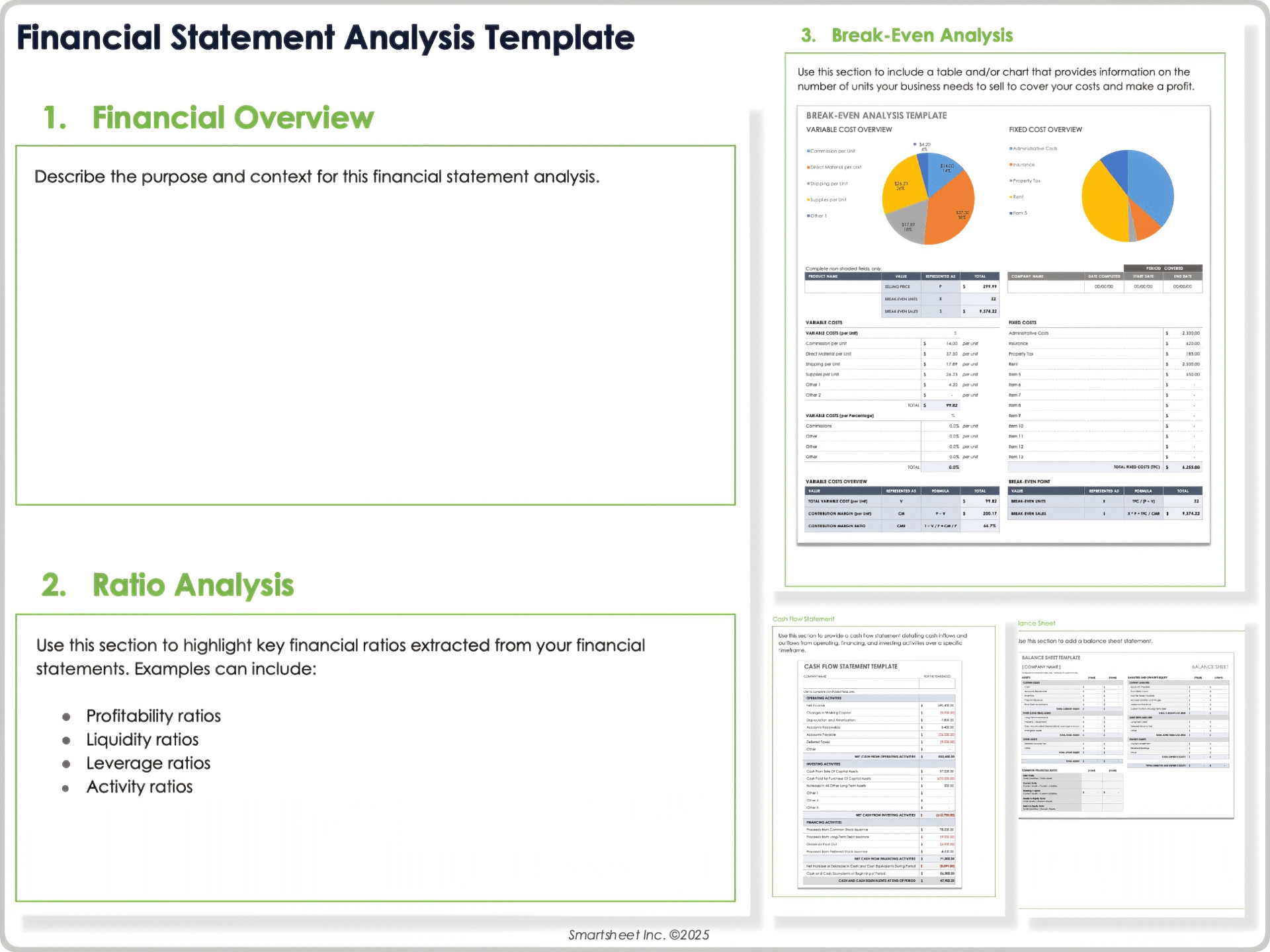 Financial Statement Analysis Template 12375