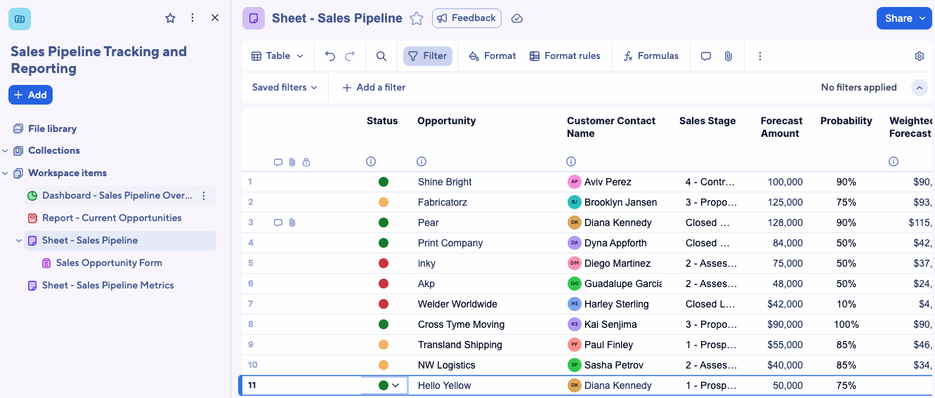 Smartsheet Pipeline Step 4