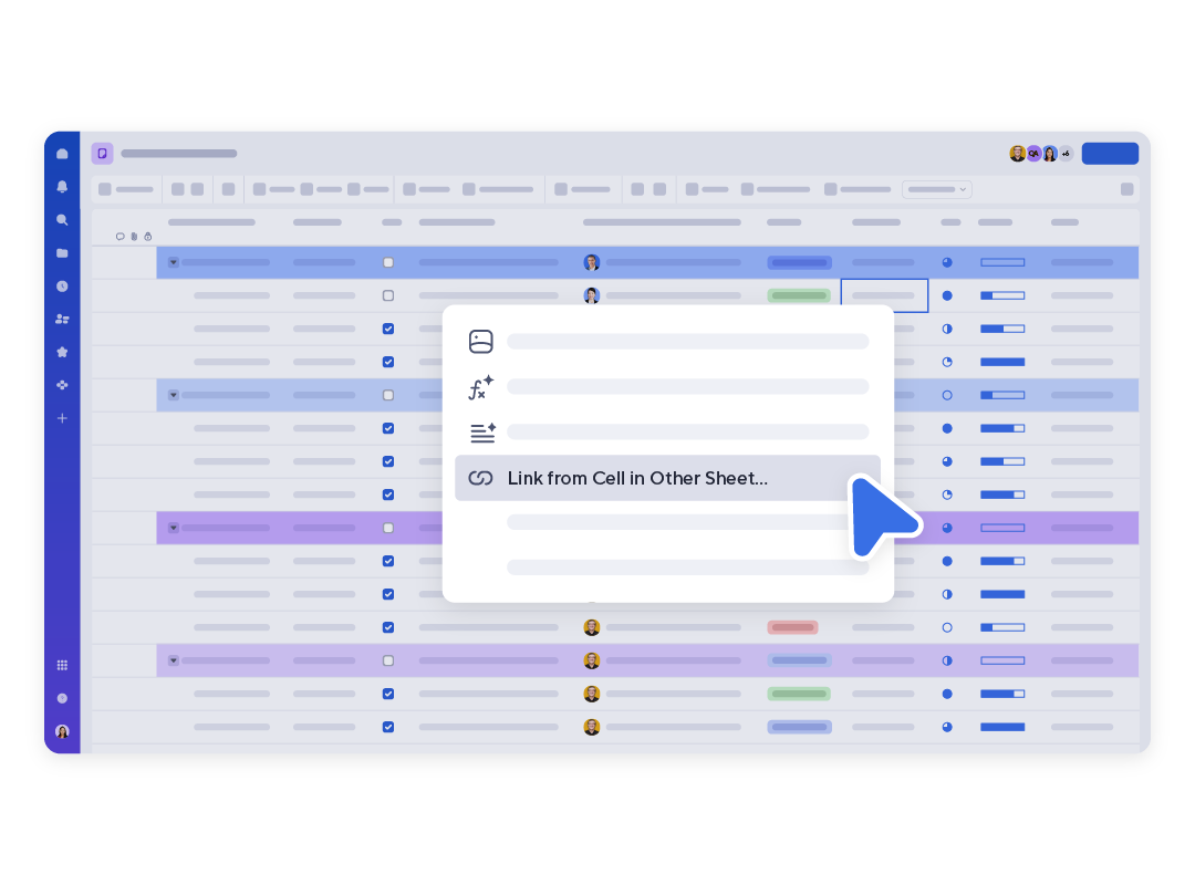 Link from cell to a sheet