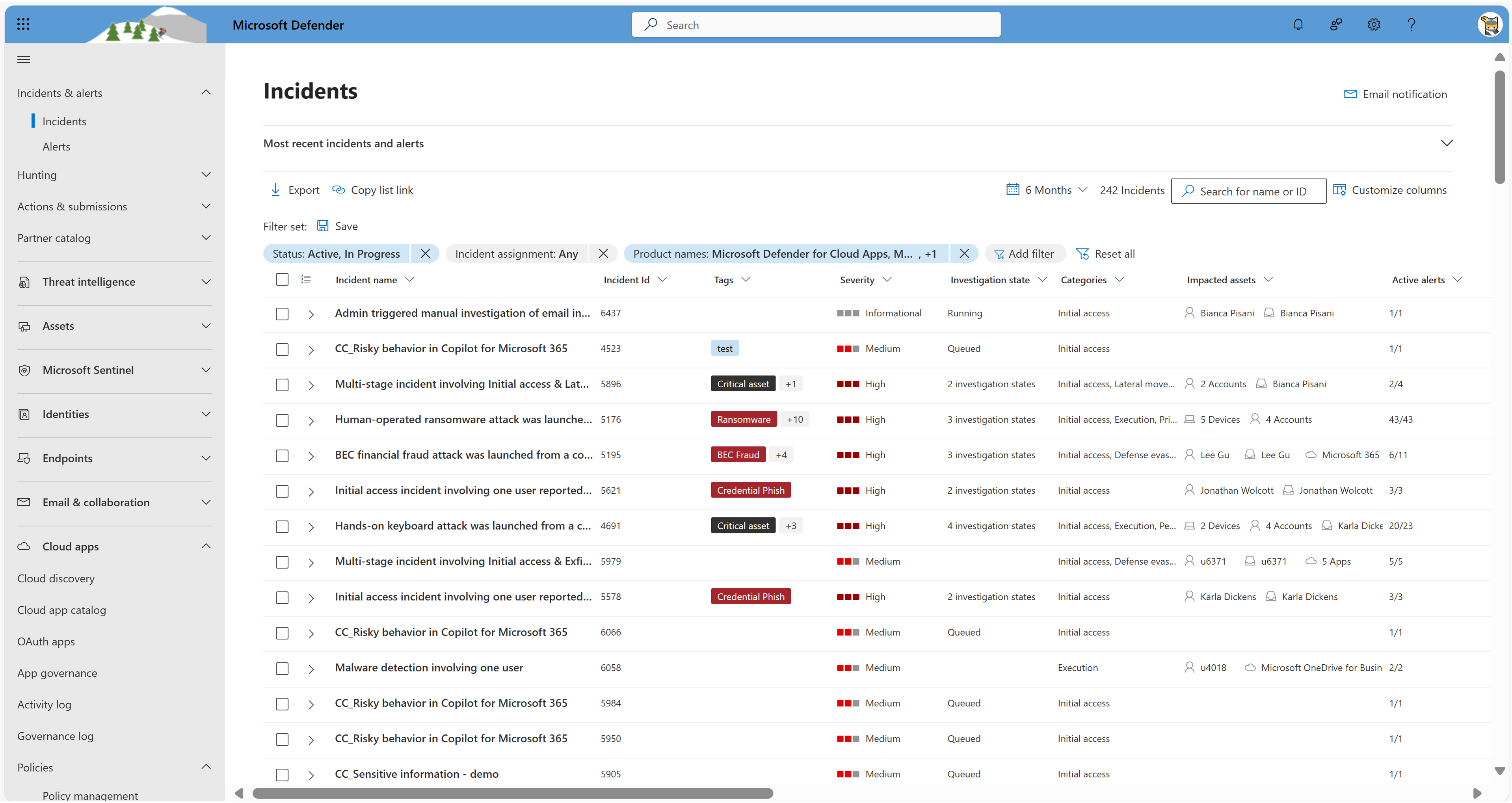 Identify threats with Smartsheet + Microsoft Defender