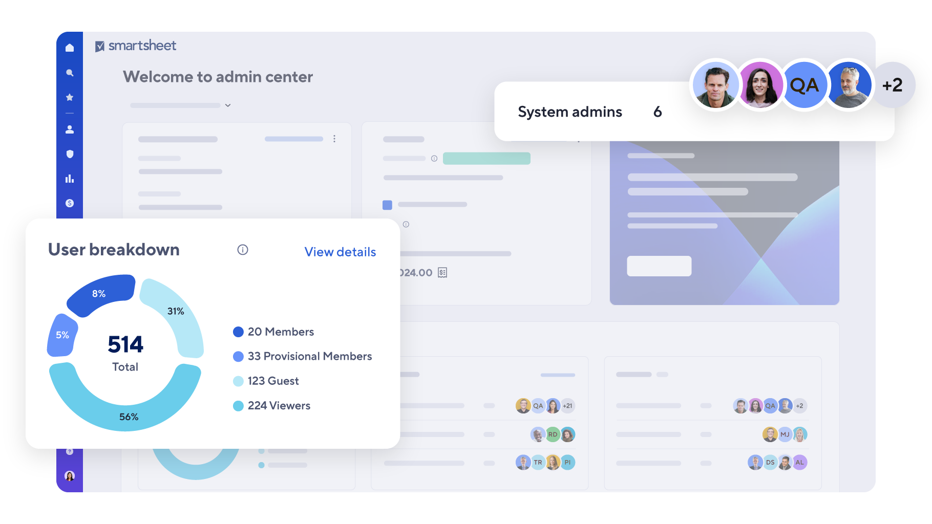 Smartsheet Admin Center