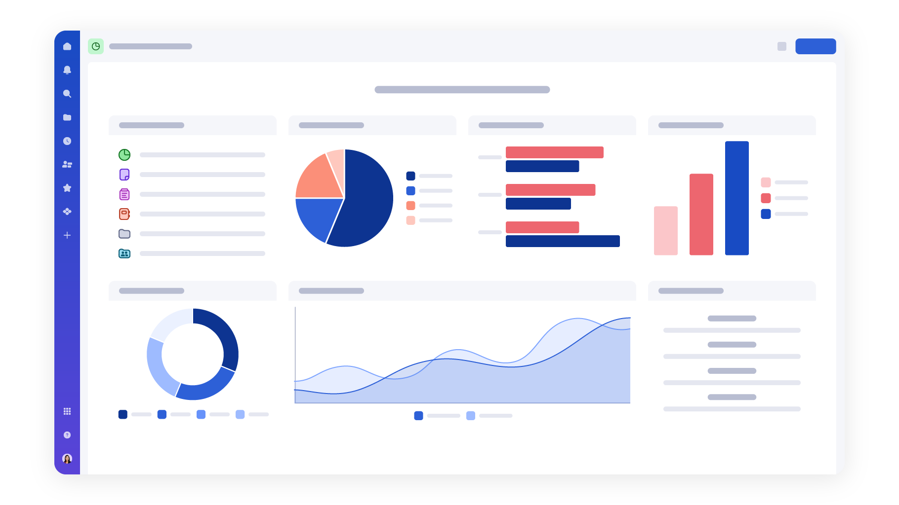 Smartsheet dashboard product UI