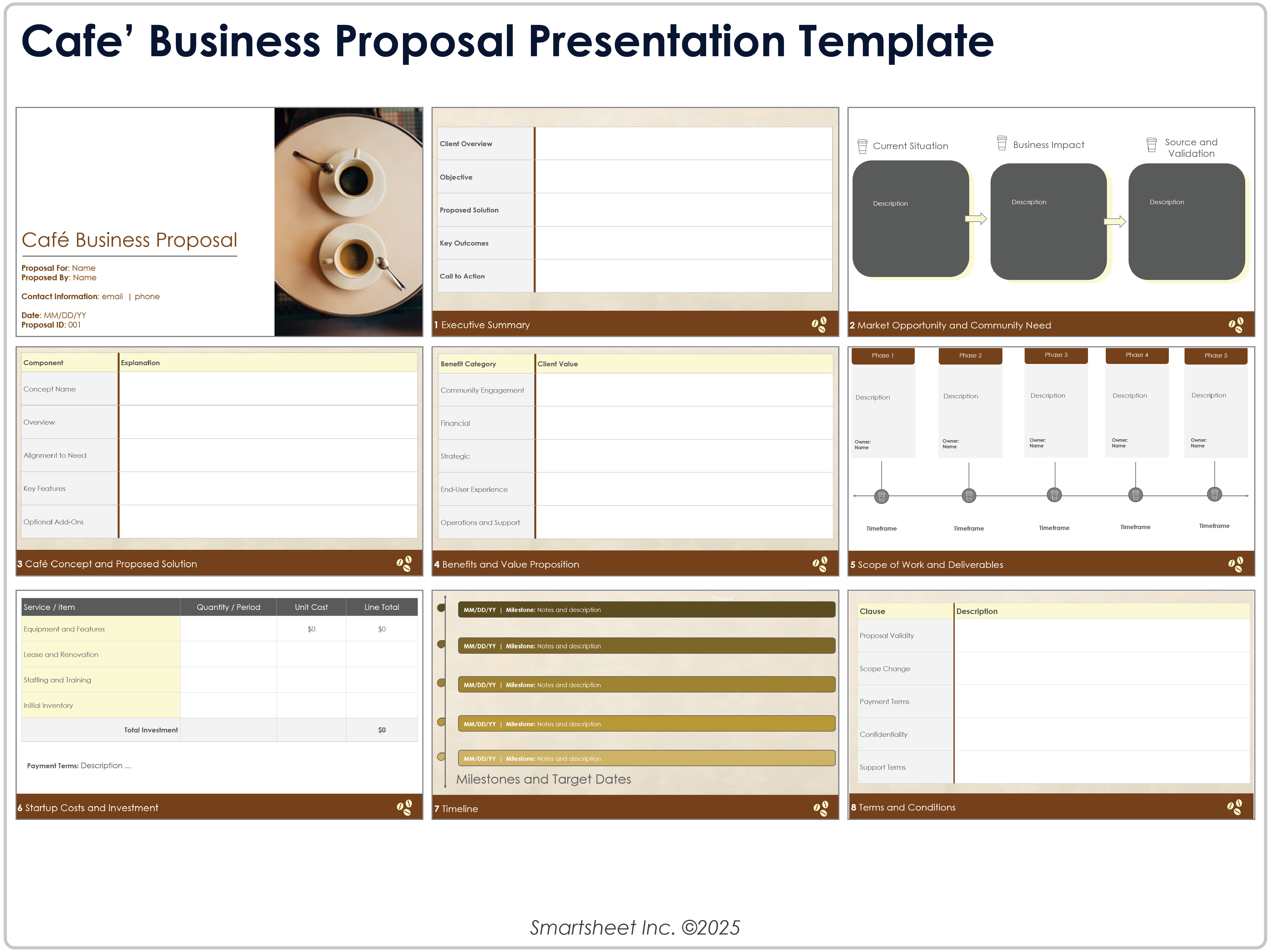 Cafe Business Proposal Presentation 12385