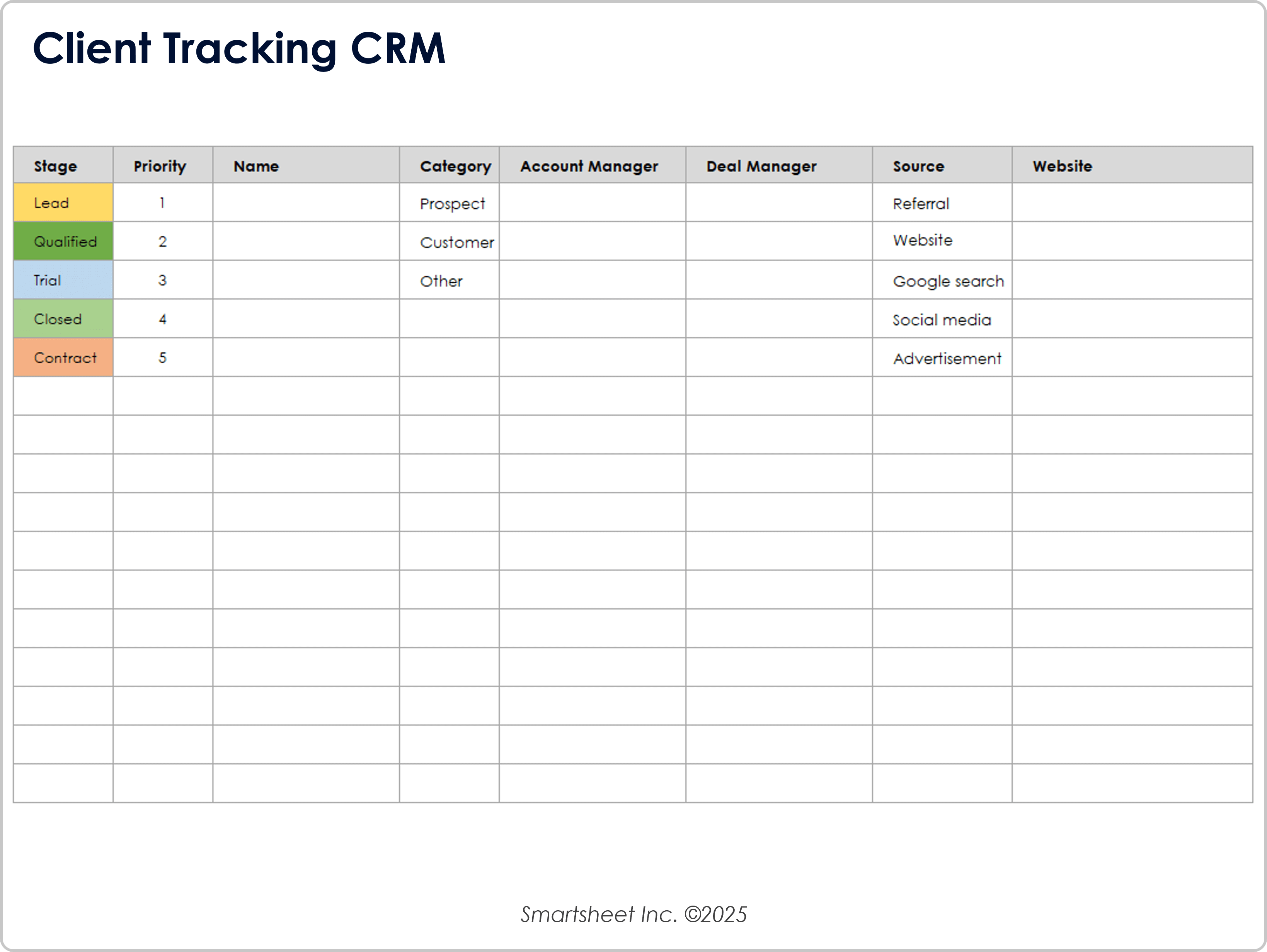 Client Tracking CRM 10859