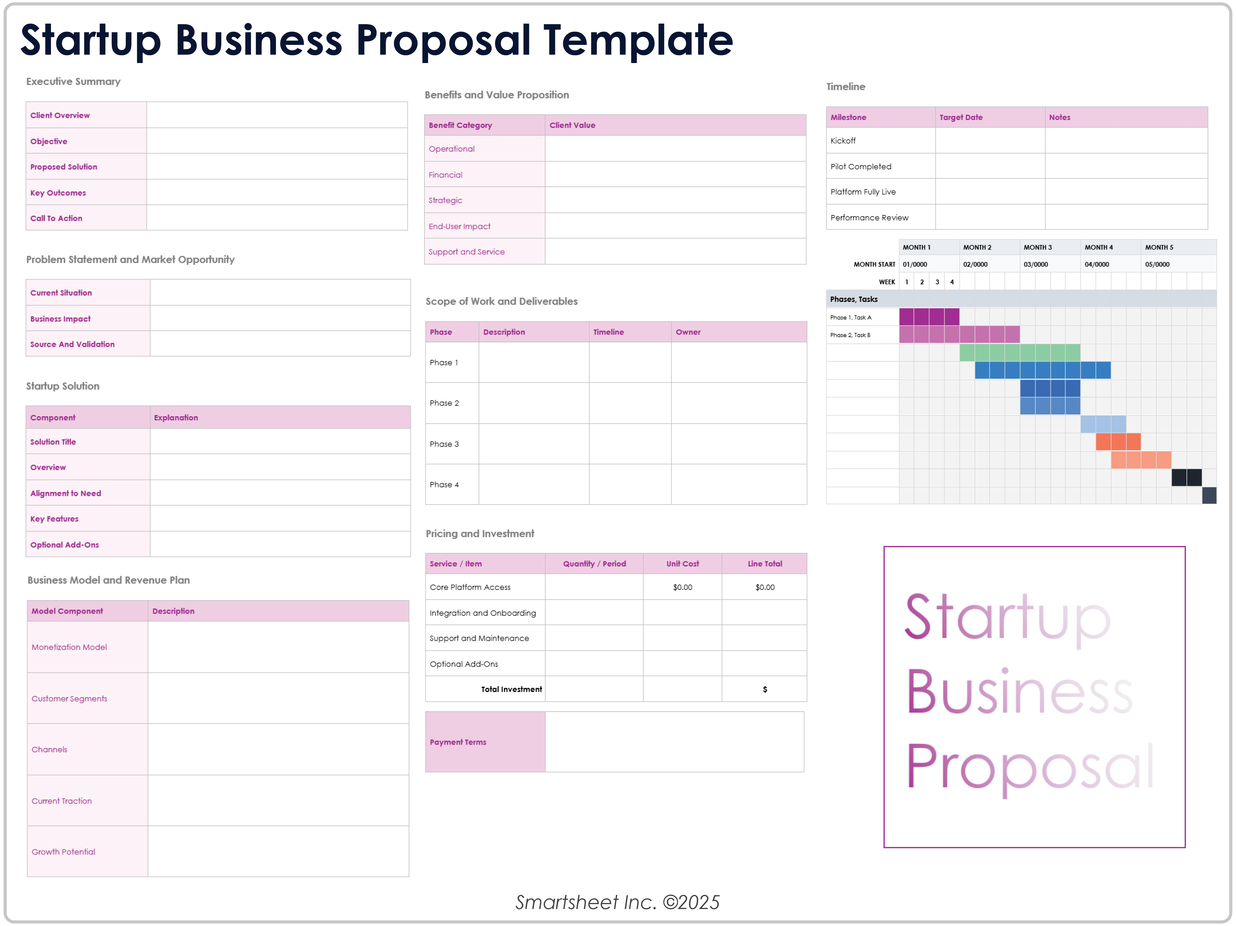 Startup Business Proposal 12385 Template