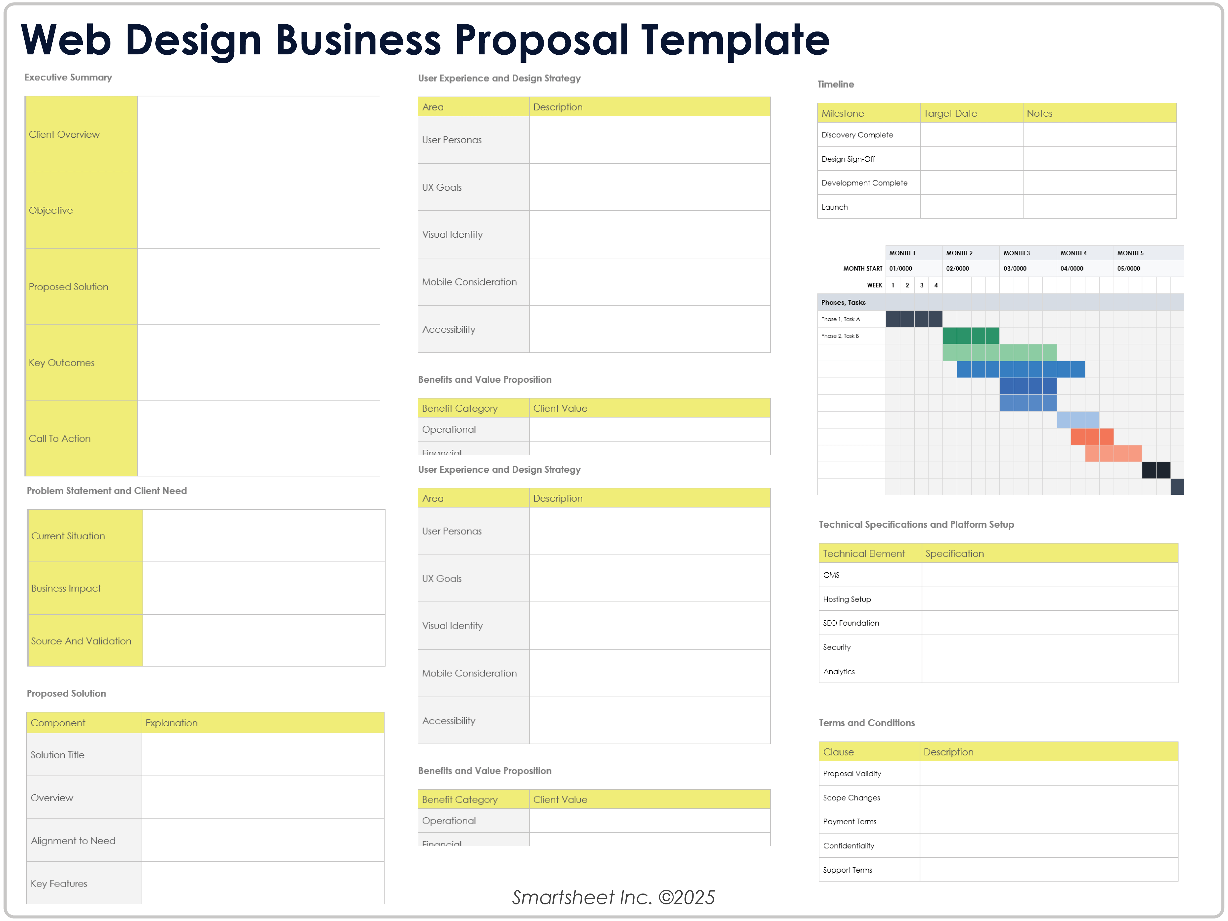 Web Design Business Proposal 12385 Template