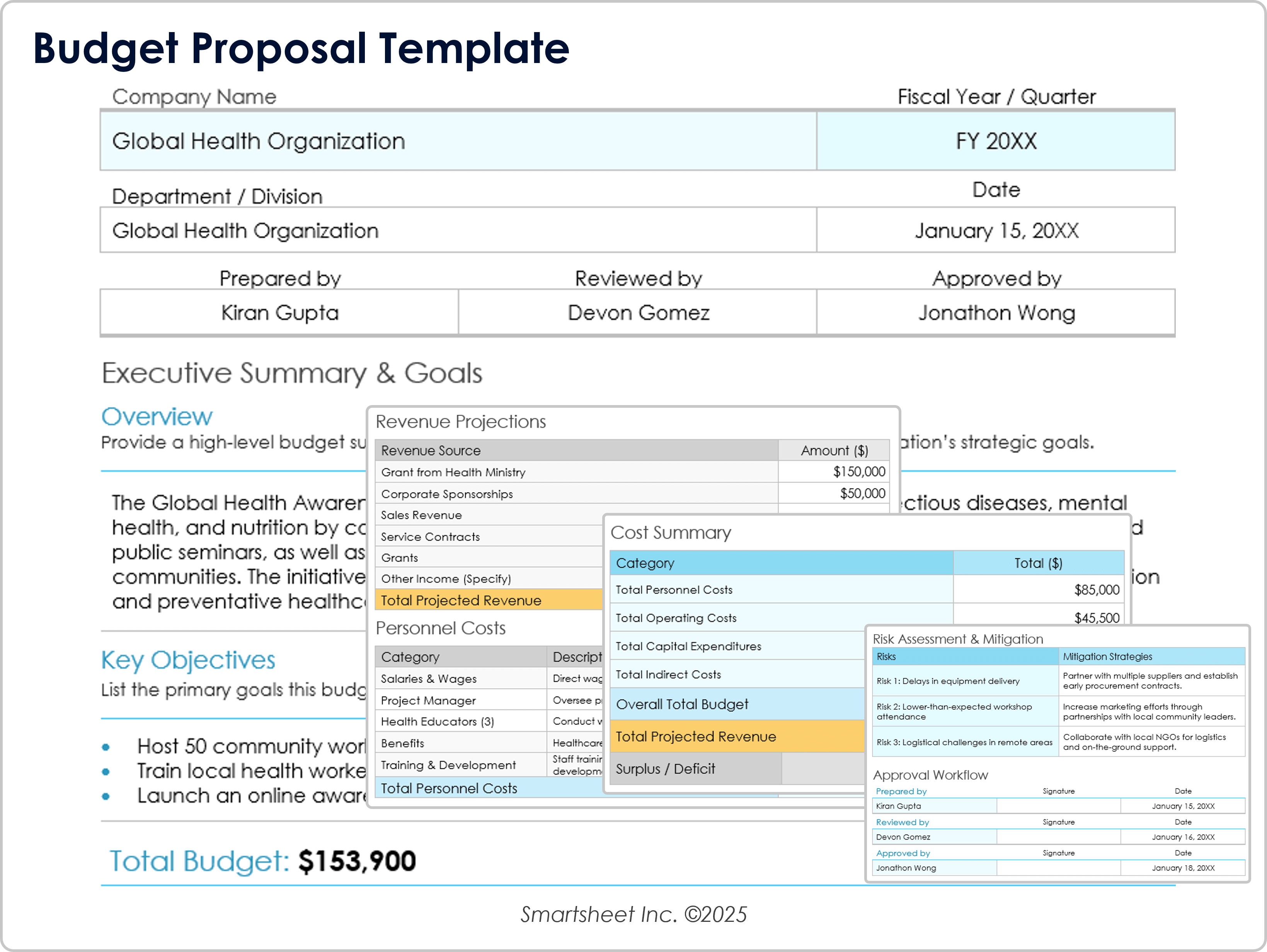 Budget Proposal Template