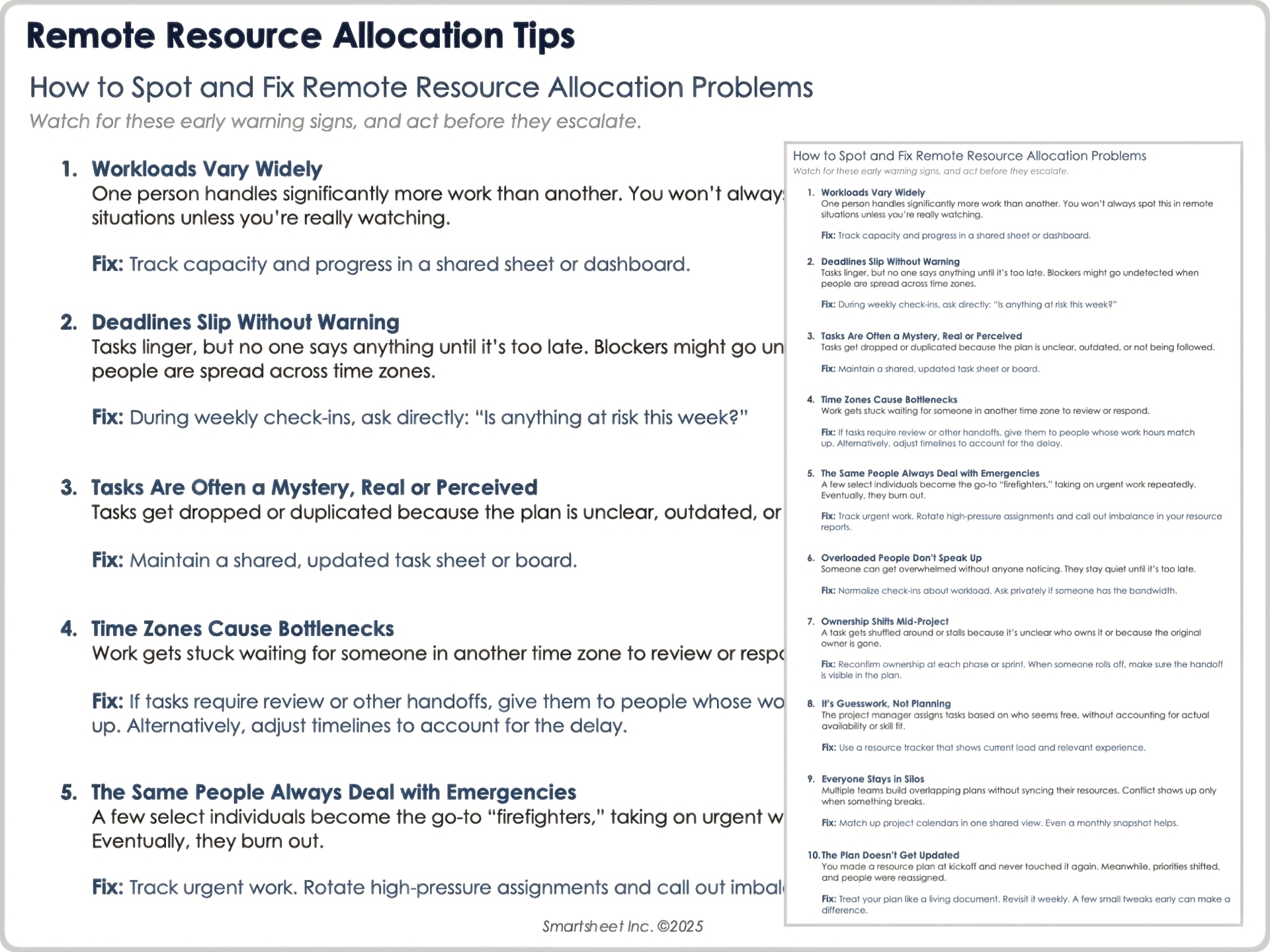 Remote Resource Allocation Tips