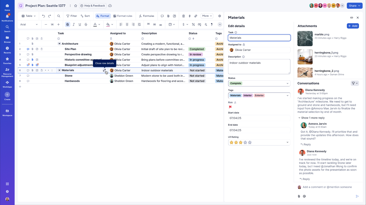 Table view is now available for Smartsheet AU customers