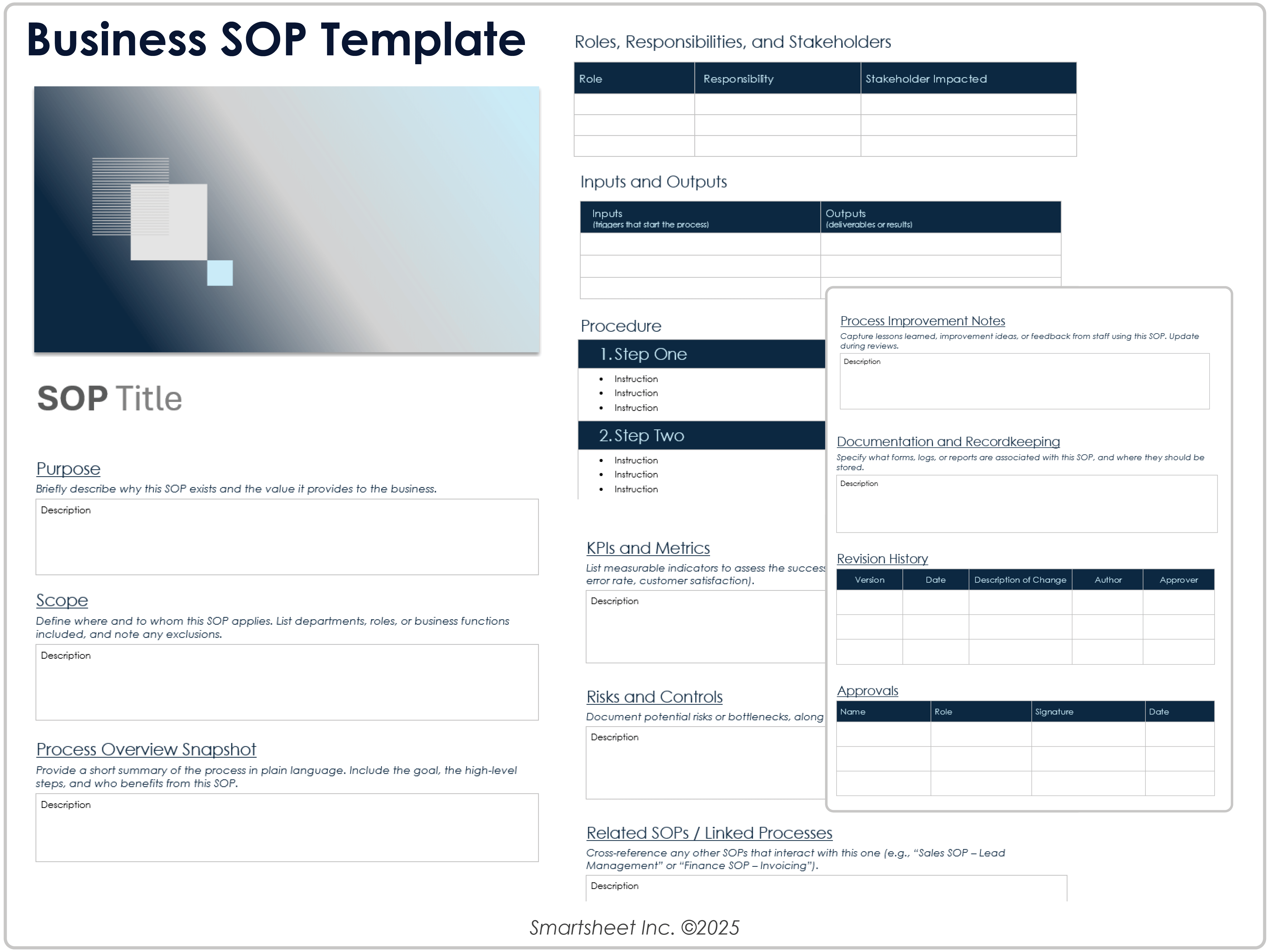Business SOP Template WORD
