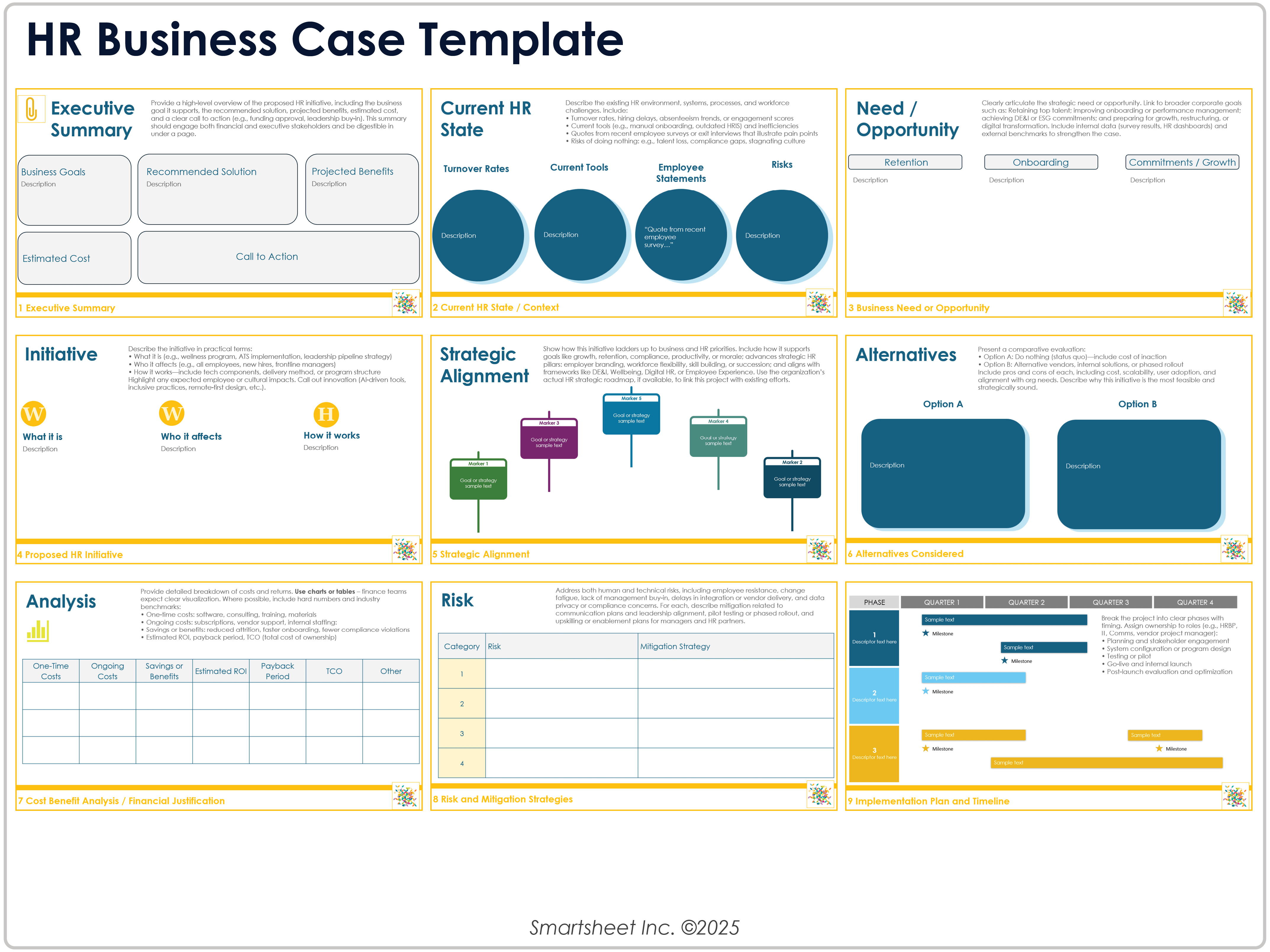 HR Business Case Template