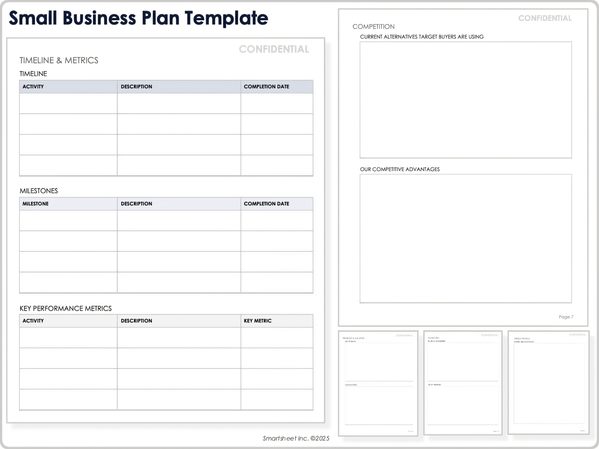 Small Business Plan Template