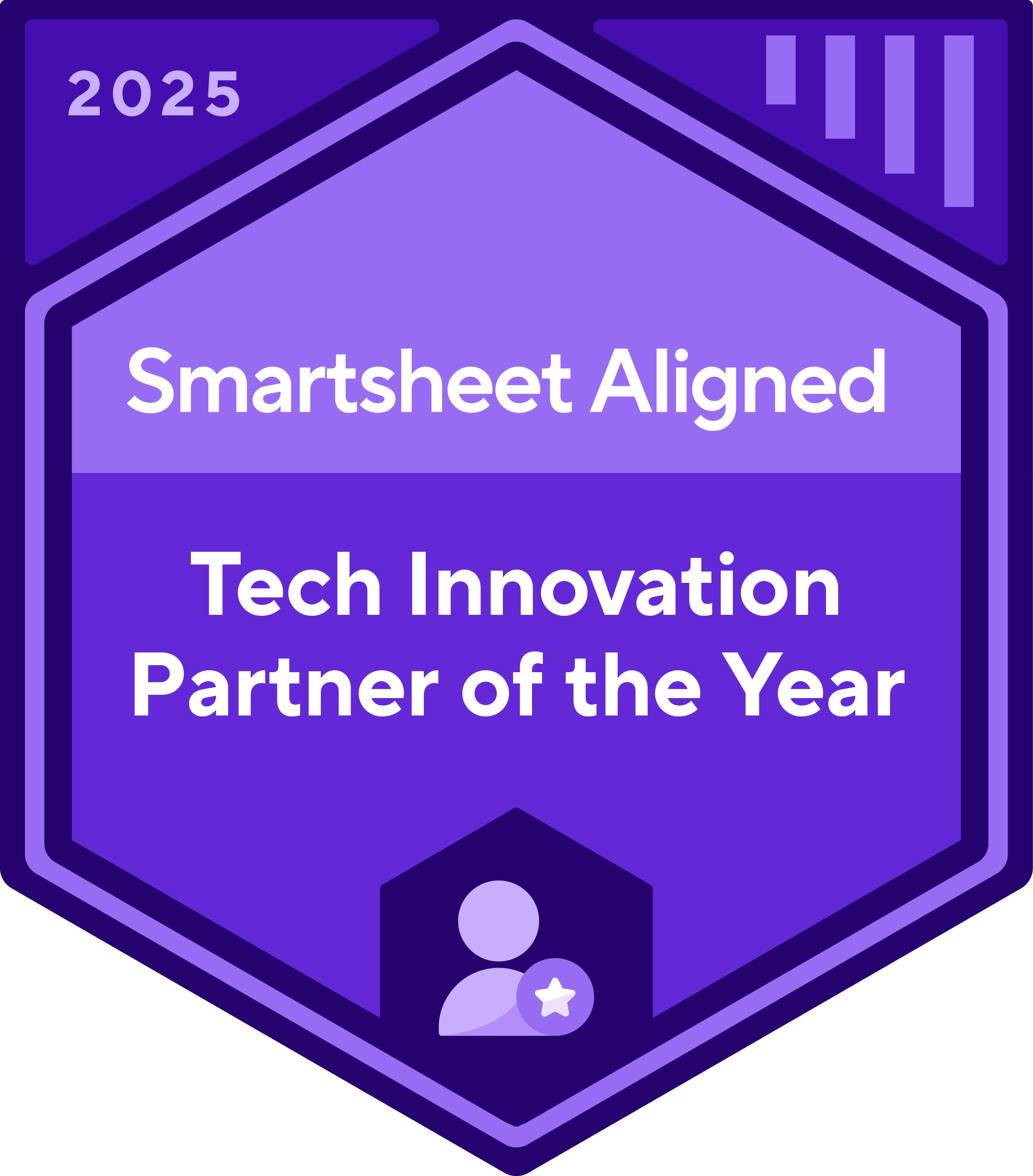 Smartsheet Aligned 2025 Tech Innovation Partner of the Year