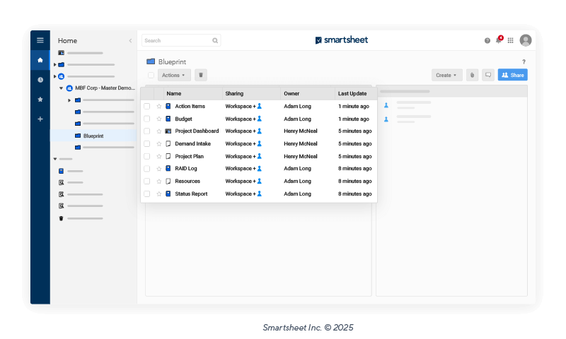 Control Center Blueprints