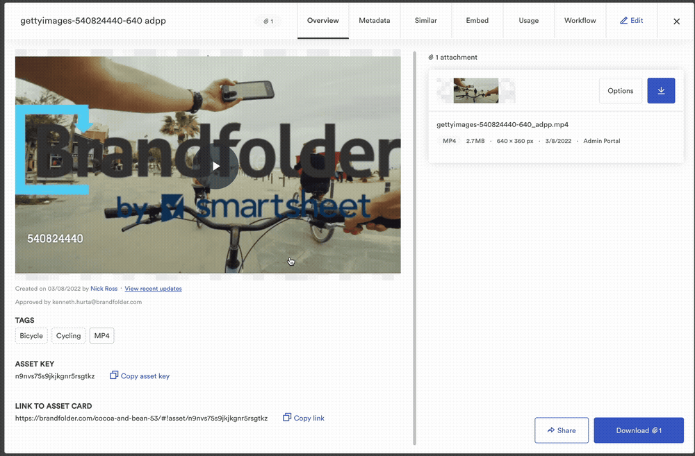 Safeguard your valuable video content with our new watermarking feature.
