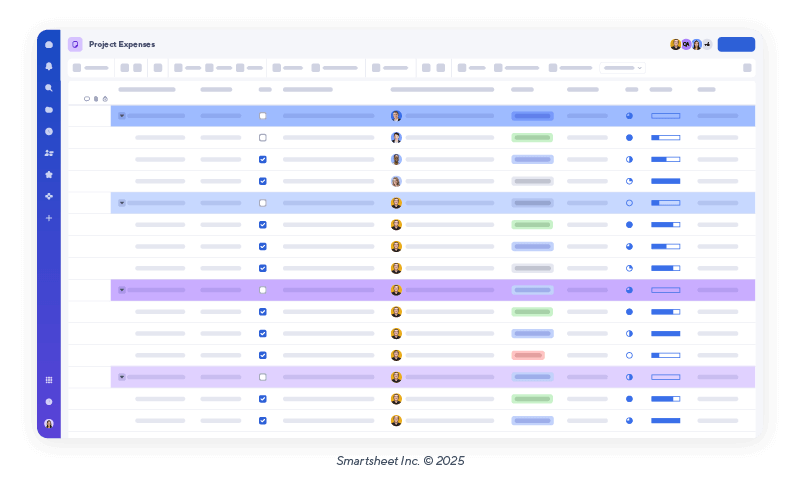 Get a clear view of spending in Smartsheet