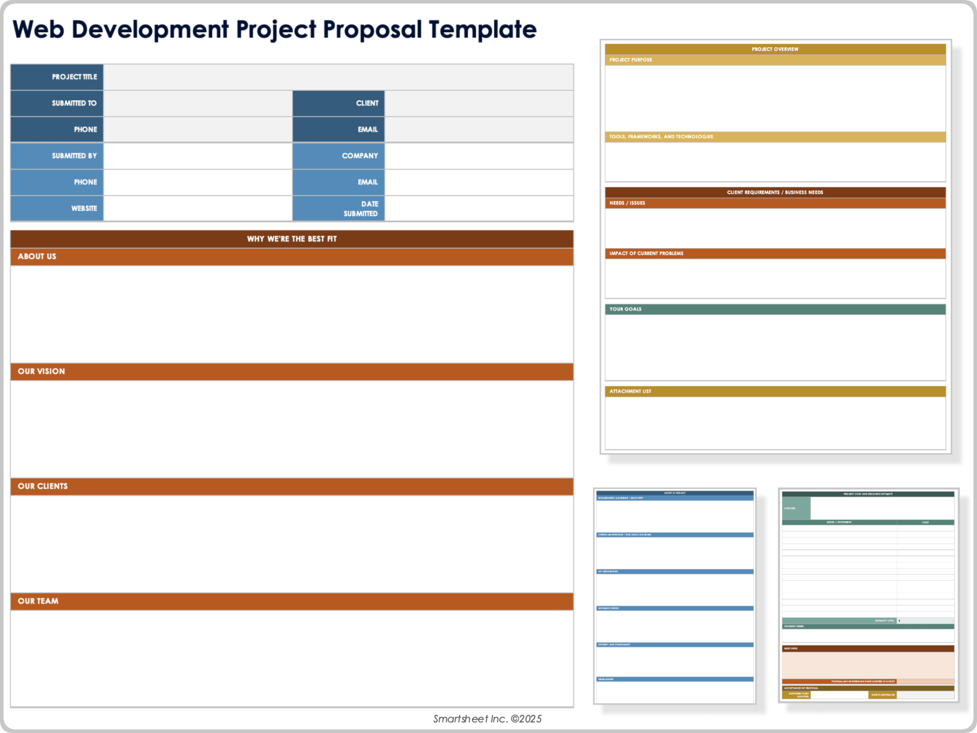 Web Development Project Proposal Template