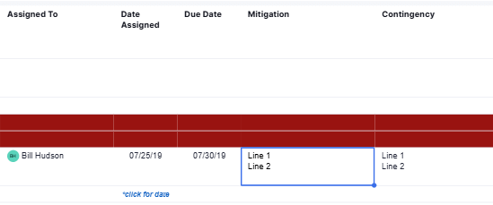 how to assign owners and define mitigation task for risk register