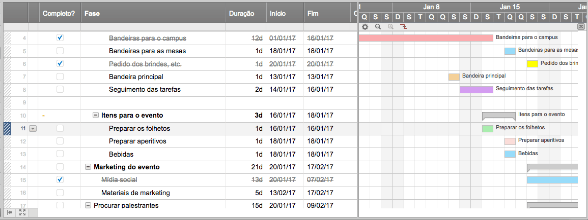 Como Fazer Grafico De Gantt No Excel Smart Planilhas Images