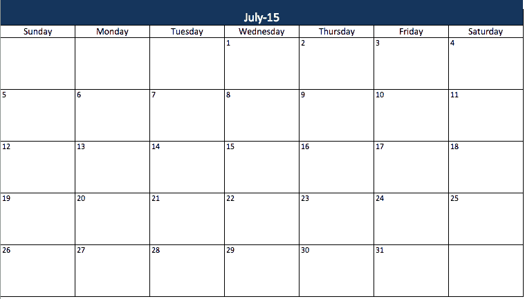 monthly schedule creator