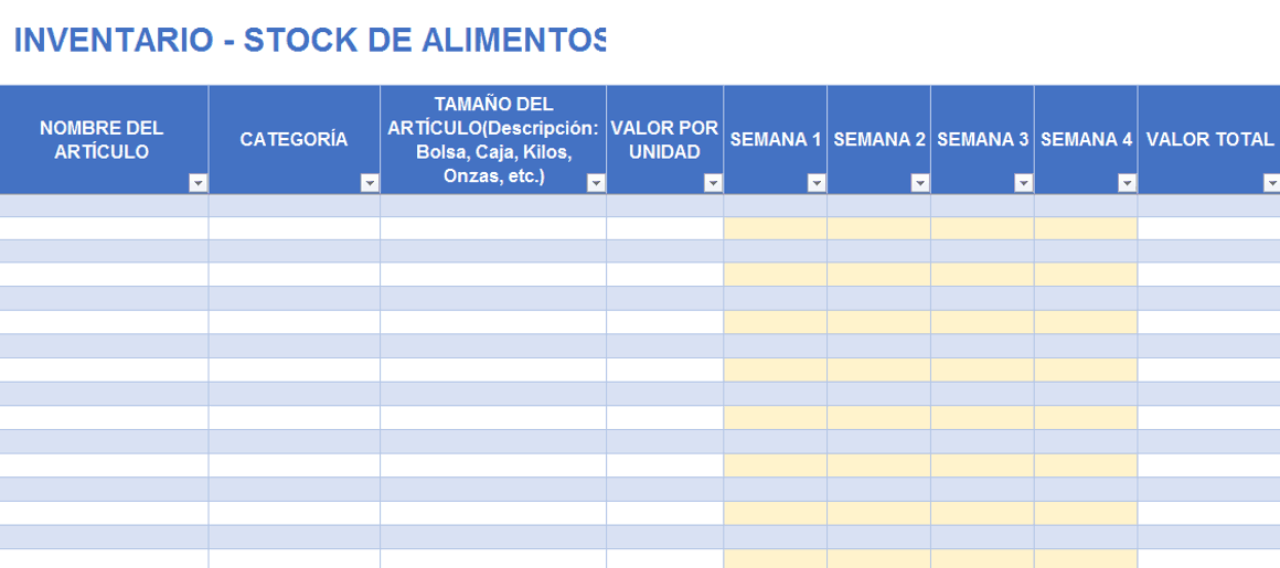 Plantillas Gratis De Inventario En Excel Smartsheet 8391