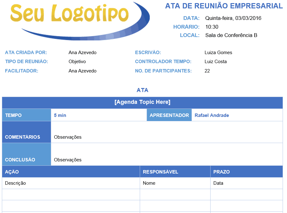 ata de reuni%C3%A3o