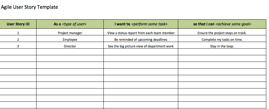 Free Agile Project Management Templates in Excel