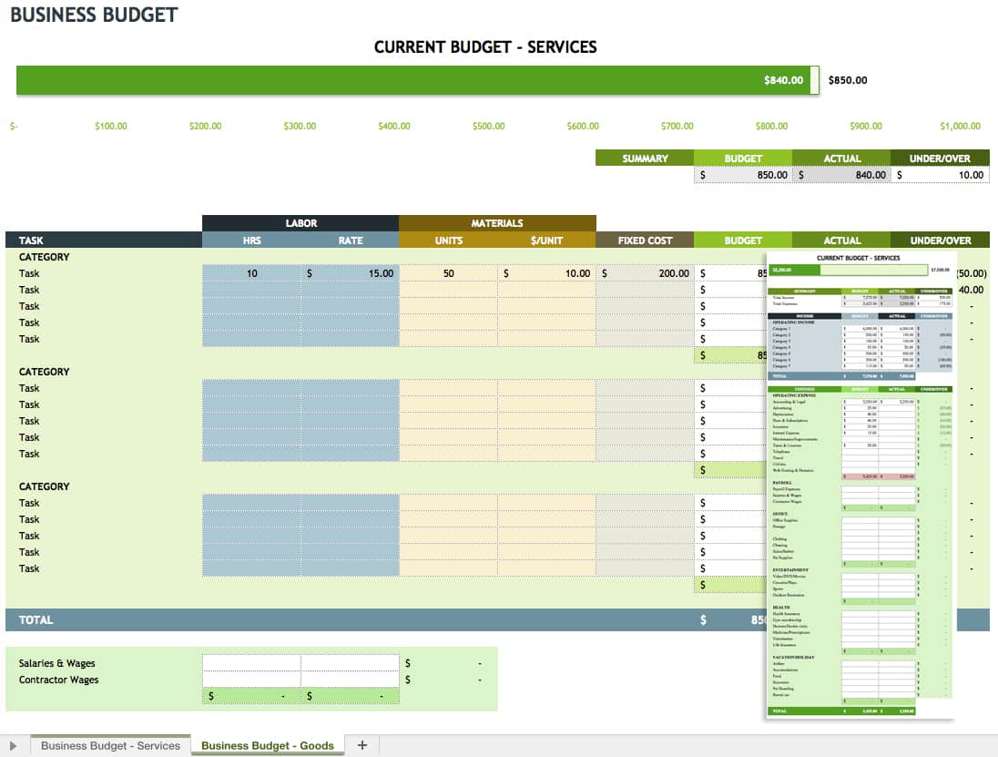 Microsoft Office Online Spreadsheet Templates