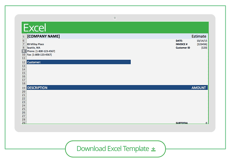 general contractor estimate template