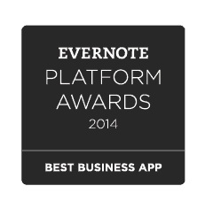 Smartsheet is Evernote's Platform Awards Winner
