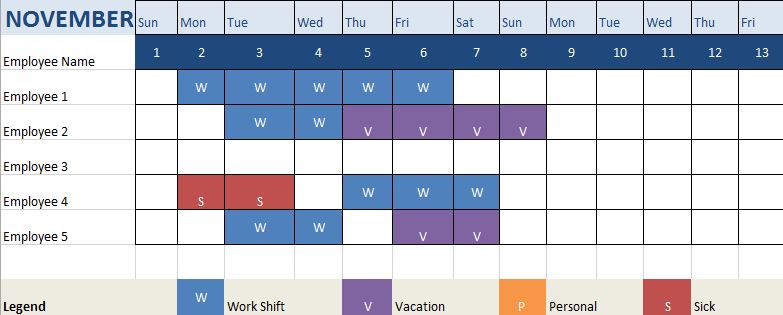 Free Human Resources Templates in Excel