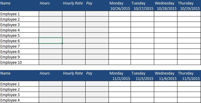 Free Human Resources Templates in Excel