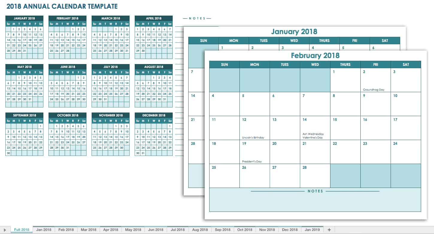 Free Blank Calendar Templates Smartsheet