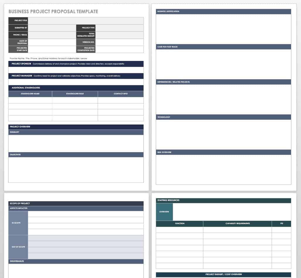 Free Proposal Templates For Word